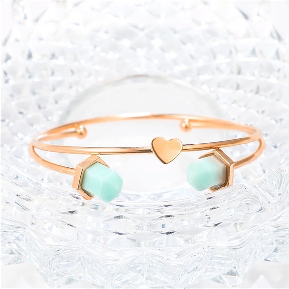 New 6PCS/Set Bohemia Opal Stone Bracelets - Picture 5 of 7